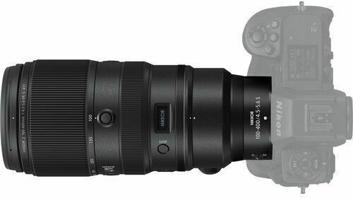 Nikon Full Frame Camera Lens Nikkor Z 100-400mm f/4.5-5.6 VR S Super Telephoto for Nikon Z Mount Black