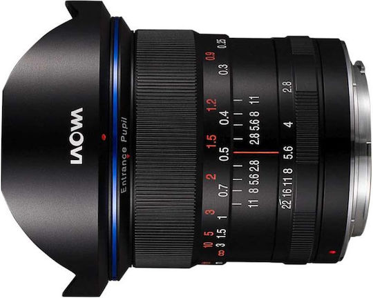 Laowa Full Frame Camera Lens 12mm f/2.8 Zero-D Wide Angle for Canon EF Mount Black