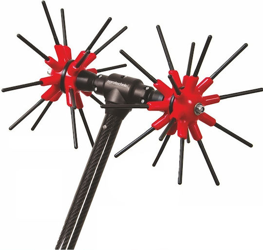 Agrotechnic x.Quattro CF Olive Harvester Generator / Battery 12V 400W Type Sea Urchin with Rod Carbon 2.4m and Weight 2.6kg