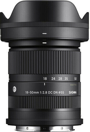 Sigma Crop Φωτογραφικός Φακός 18-50mm F/2.8 DC DN Standard Zoom για Leica L Mount Μαύρος