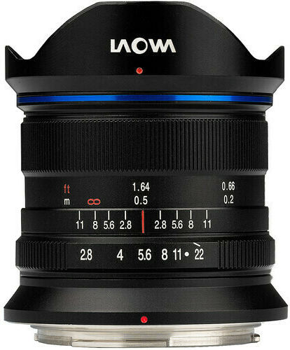 Laowa Crop Camera Lens 9mm f/2.8 Zero-D Ultra-Wide Zoom for Micro Four Thirds (MFT) Mount Black