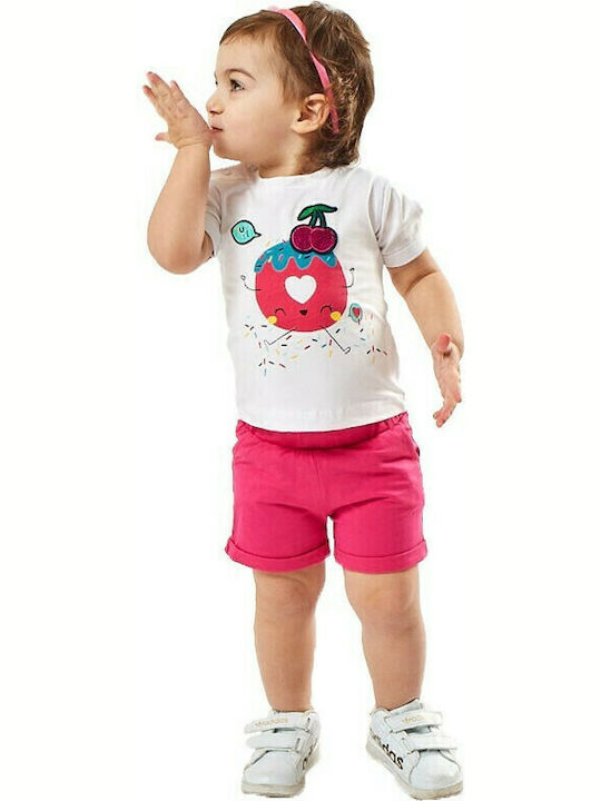 Kinder-Set mit Shorts Sommer 2Stück Gelb