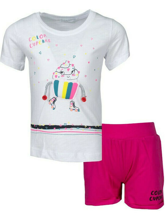 Kinder-Set mit Shorts Sommer 2Stück Gelb