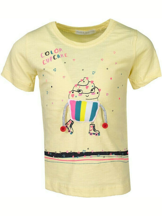 Kinder-Set mit Shorts Sommer 2Stück Gelb