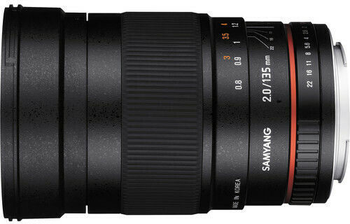 Samyang Full Frame Camera Lens 135mm f/2.0 ED UMC Telephoto for Sony E Mount Black