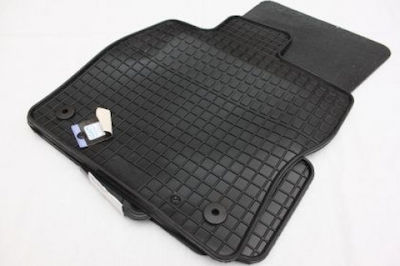 Petex Set of Front and Rear Mats 4pcs from Rubber for Audi A3 Black