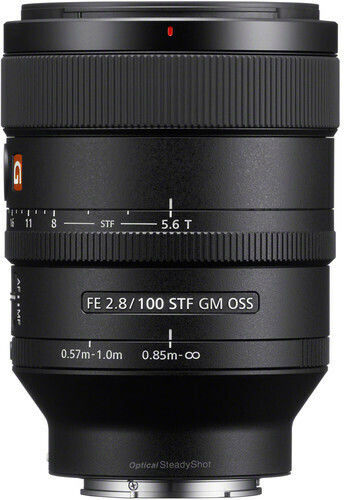 Sony Cadru complet Obiectiv Foto FE 100mm F2.8 STF GM OSS Teleobiectiv pentru Montura Magazin online Sony E Black
