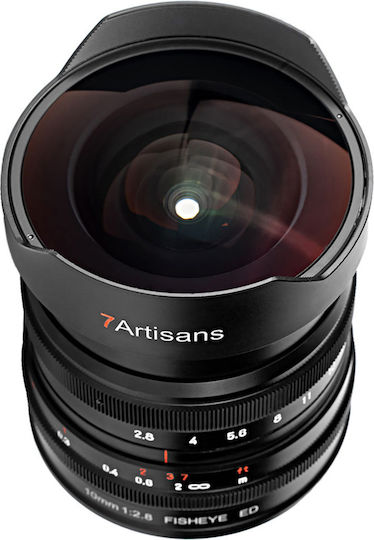 7artisans Full Frame Camera Lens Photoelectric 10mm F/2.8 Fisheye for Nikon Z Mount Black