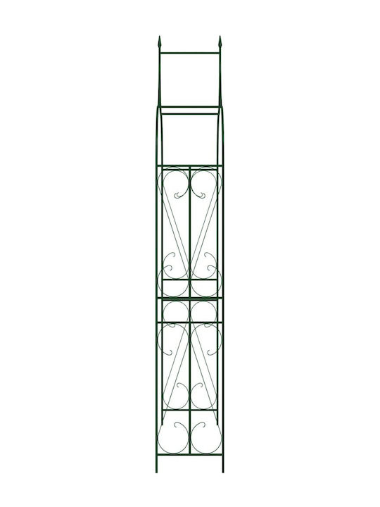 Gartenbogen aus Metall in Schwarz Farbe 120x38x258cm