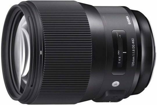 Sigma Full Frame Φωτογραφικός Φακός 135mm f/1.8 DG HSM Art Telephoto για Canon EF Mount Μαύρος