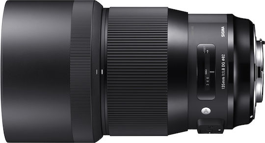 Sigma Full Frame Φωτογραφικός Φακός 135mm f/1.8 DG HSM Art Telephoto για Canon EF Mount Μαύρος