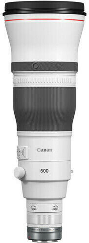 Canon Пълен кадър Фотообектив 600mm F/4L IS Телефото за Канон РФ Монтаж White