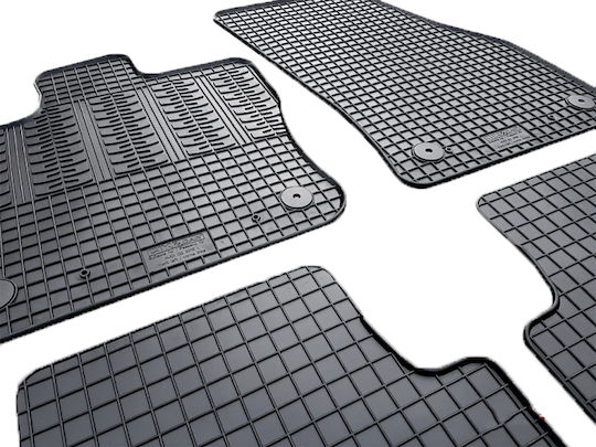Cik Set of Front and Rear Mats 4pcs for Audi Q2 2017+ Black