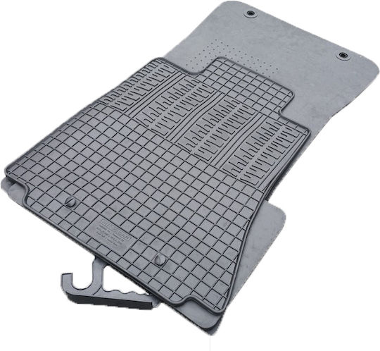 Cik Set of Front and Rear Mats 4pcs for Alfa Romeo Giulia 2015+ Black