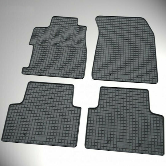 Cik Set of Front and Rear Mats 4pcs for Kia Optima 2015+ Black