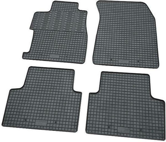 Cik Set of Front and Rear Mats 4pcs for Seat Mii 2012+ Black