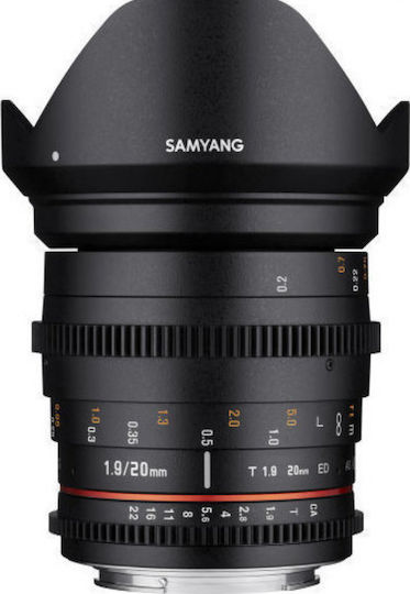 Samyang Crop Camera Lens 50mm T1.3 AS UMC CS Cine Telephoto / Standard for Micro Four Thirds (MFT) Mount Black