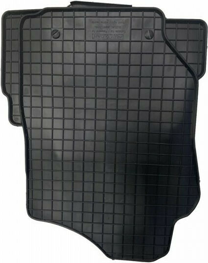 Cik Set of Front and Rear Mats 4pcs for Fiat 500 2019 Black