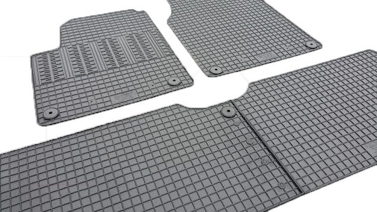 Cik Set of Front and Rear Mats 4pcs for Seat Alhambra 2005-2010 Black