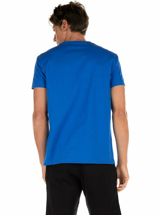 Superdry Ανδρικό T-shirt Κοντομάνικο Μπλε