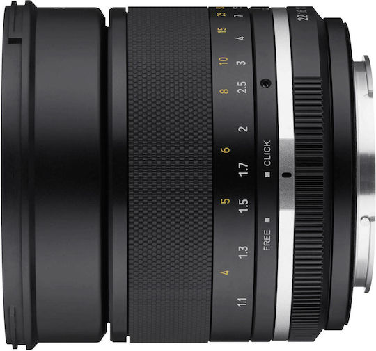 Samyang Full Frame Camera Lens MF 85mm F1.4 MK2 Telephoto for Fujifilm X Mount Black