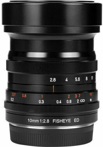 7artisans Full Frame Φωτογραφικός Φακός Photoelectric 10mm F/2.8 Fisheye για Canon R Mount Μαύρος