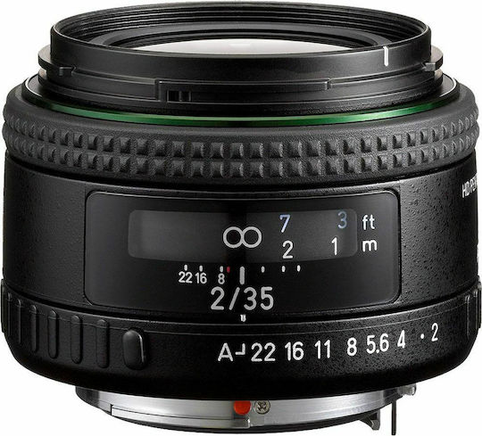 Pentax Full Frame Φωτογραφικός Φακός HD FA 35mm f/2 Wide Angle για Pentax K Mount Μαύρος