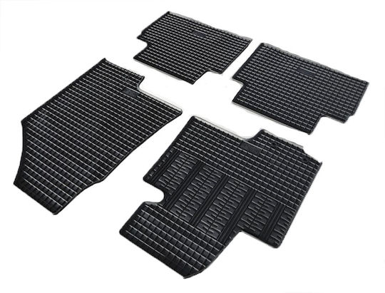 Cik Set of Front and Rear Mats 4pcs for Kia Sportage Hyundai iX35 Black