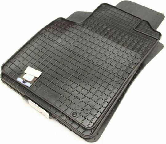 Petex Set of Front and Rear Mats 4pcs for Fiat 500 2003-2015 Black