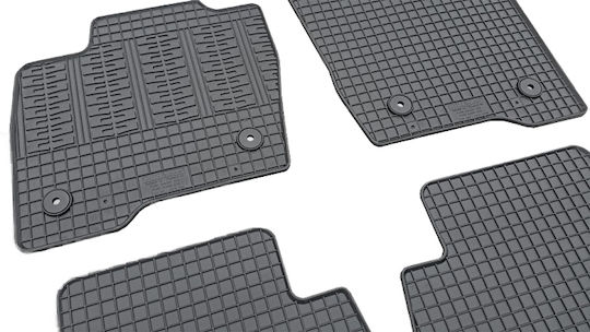 Cik Set of Front and Rear Mats 4pcs for Ford S-Max Black