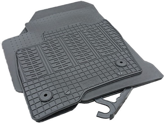 Cik Set of Front and Rear Mats 4pcs for Ford S-Max Black