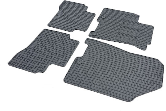 Cik Set of Front and Rear Mats 4pcs for Kia Niro 2016+ Black