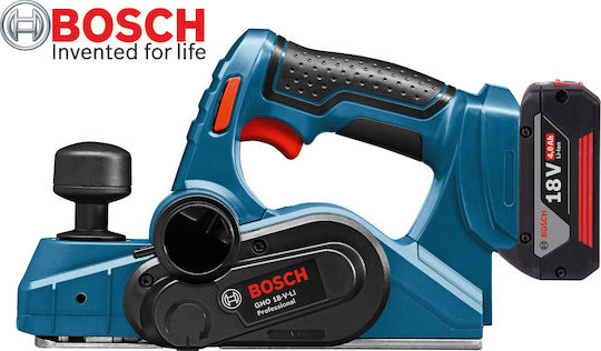 Bosch GHO 18 V-LI Professional Πλάνη 18V Solo με Σύστημα Αναρρόφησης