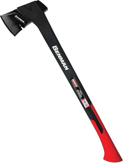 Benman Fiberglass Axe Shredding Length 70cm and Weight 2500gr with Fiberglass Handle