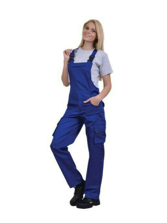 Ergo Work Coveralls Dungarees Cotton Blue