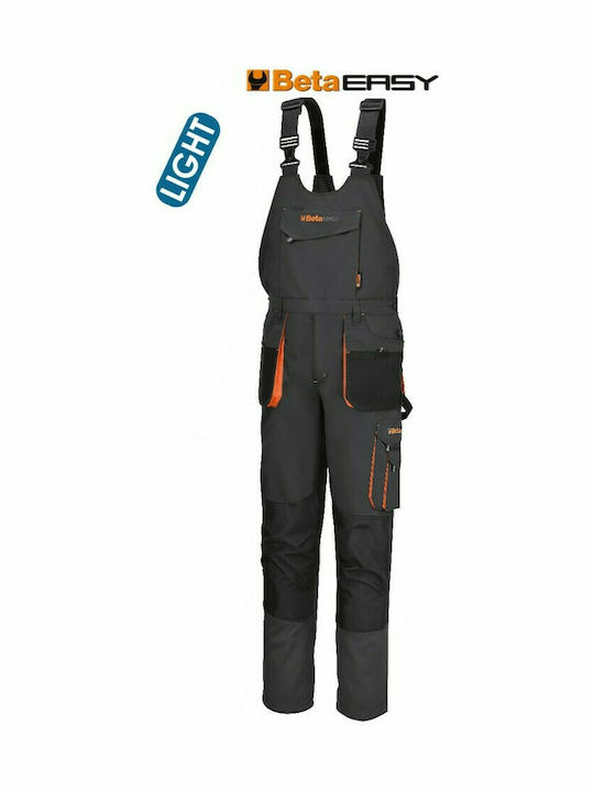 Beta 7863G Work Coverall Dungarees Gray