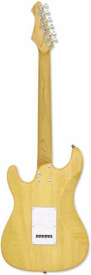 Aria Pro II 714-MK2 Elektrische Gitarre Stratocaster mit HSS Tonabnehmerkonfiguration Black Diamond