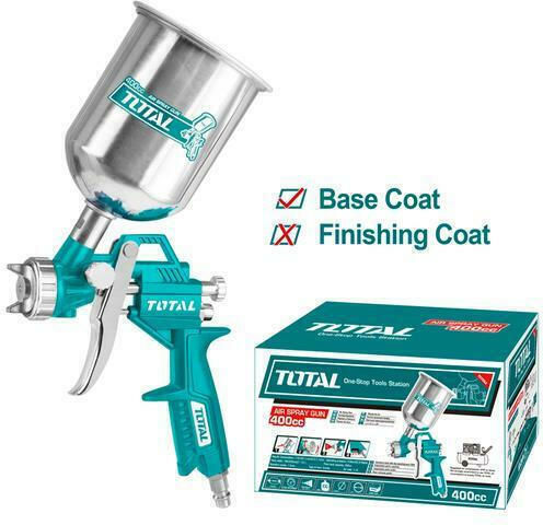 Total TAT10401 Floating Tumbler Air Spray Paint Gun 1.5mm TAT10401