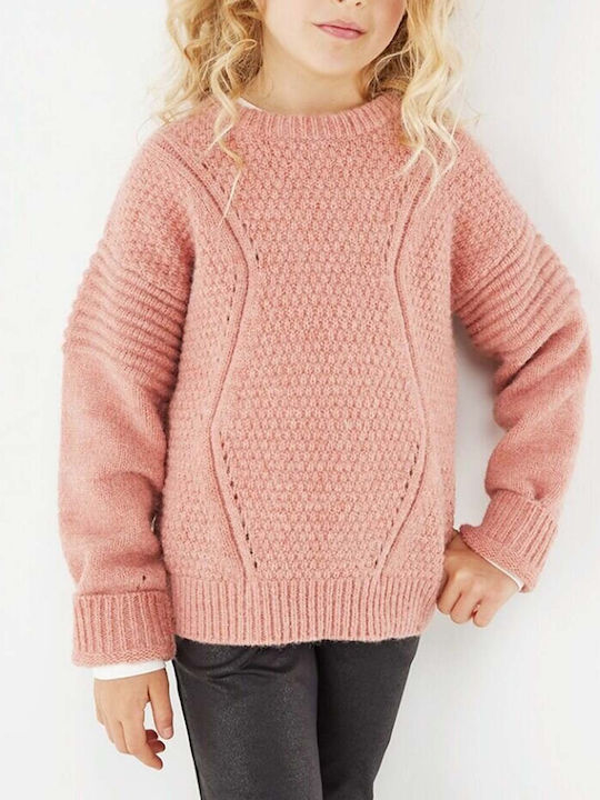 Kinderpullover Langarm Rosa