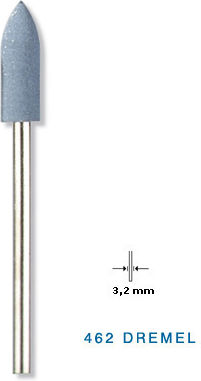 Dremel 462 Schleifsteine mit Schaft 6.4mm 3Stück