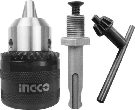 Ingco KC1301.1 Mandrină cu cheie & Adaptor SDS (1/2") 13"
