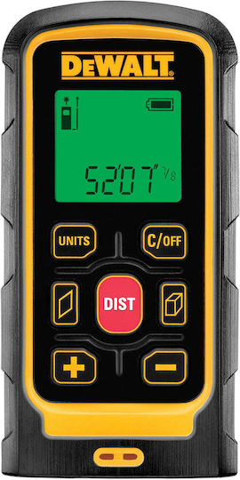 Dewalt Μέτρο Laser DW03050 Bluetooth με Δυνατότητα Μέτρησης 50m
