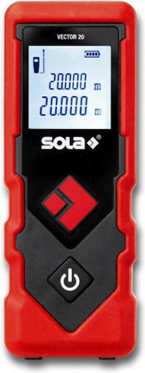 Sola Μέτρο Laser Vector 20 με Εύρος Μέτρησης 0.2m-20m