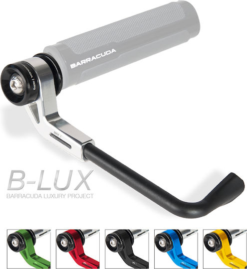 Barracuda Προστατευτικές Χούφτες Μηχανής Lever Pro Tect B-Lux Προστατευτικό Μανέτας Ασημί 1 τμχ σε Ασημί χρώμα