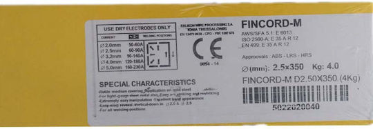 Oerlikon Fincord-M Electrodes 2.5mm x 350mm 4kg