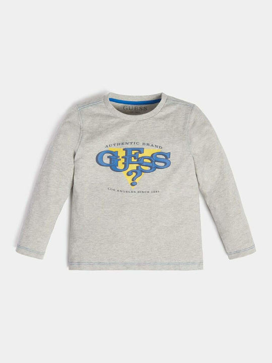 Guess Kids Blouse Long Sleeve Gray