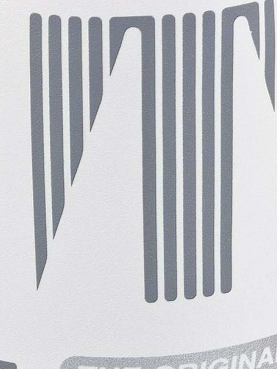 Icon Nylon Γυναικείες Μπότες Χιονιού με Γούνα Λευκές