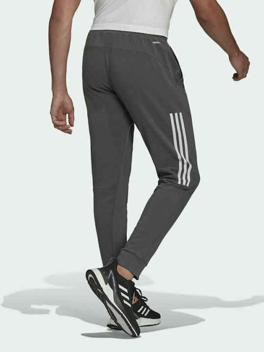 Adidas Aeroready Motion Sport Men's Sweatpants with Rubber Grey Six