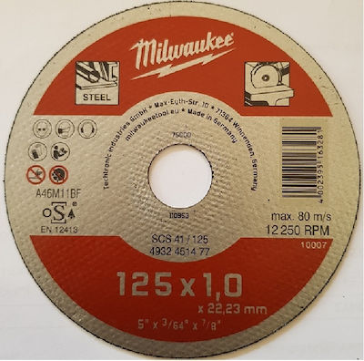 Milwaukee Δίσκος Κοπής Inox CD PRO+ Disc de tăiere Aluminiu 125mm 1buc