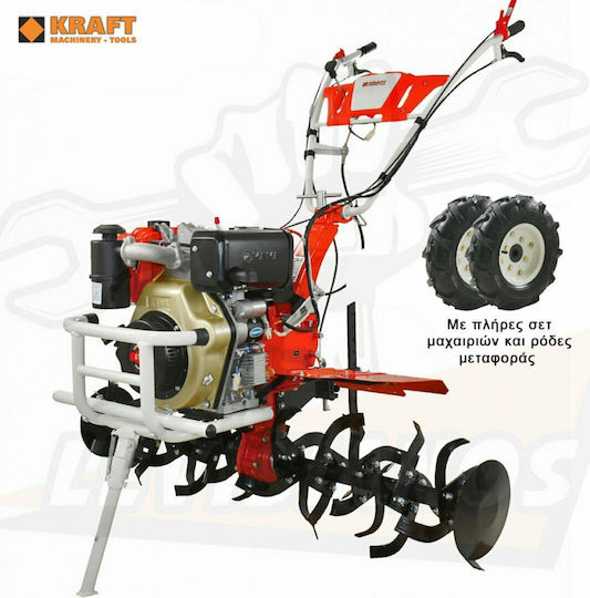 Kraft SC135-Z-E Kultivator Erdöl 10hp/418cc mit Automatischer Start